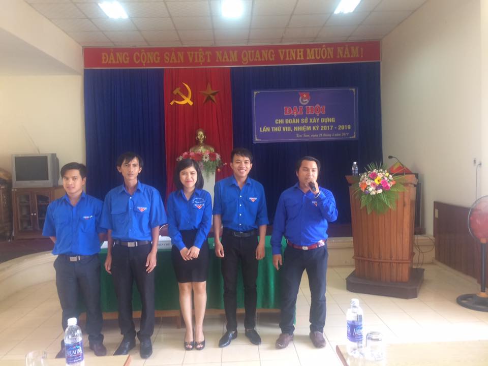 Chi đoàn Sở Xây dựng tỉnh Kon Tum tổ chức Đại hội lần thứ VIII (nhiệm kỳ 2017 - 2019)